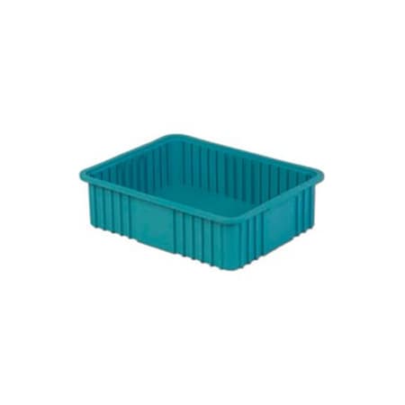 Lewisbins LEWISBins Divider Box NDC3060 22-3/8 x 17-3/8 x 6, Light Blue, PK4 NDC3060  Lt Blue